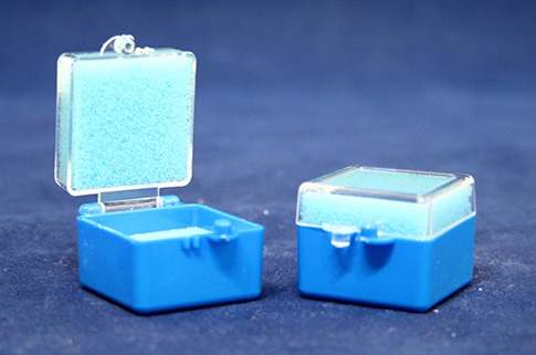 Meta 2-Inch Dental Crown Boxes With Clear Tops And Foam Fillers - 500 Count
